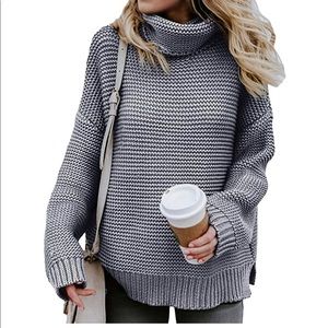 NWOT Asvivid chunky neck sweater